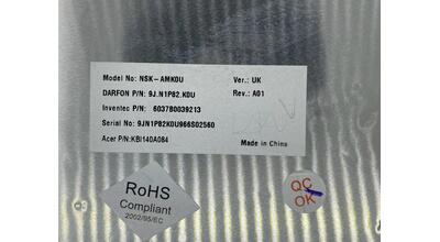 Клавіатура для ноутбука Acer Aspire (3810T) Black, Glossy, RU - фото 3