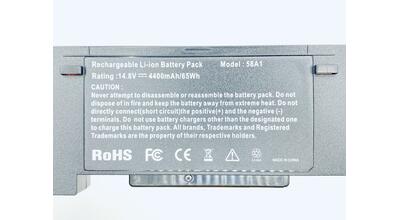 Аккумуляторная батарея для ноутбука Acer BTP-58A1 Aspire 1360 14.8V Black 5200mAh OEM - фото 3