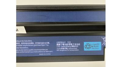 Аккумуляторная батарея для ноутбука Acer UM09H31 Aspire one 532H series 10.8V Black 5200mAh OEM - фото 3