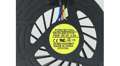 Вентилятор для ноутбука Acer Aspire 7240, 7540, 7736, 7740, 5V 0.2A 4-pin Forcecon - фото 3