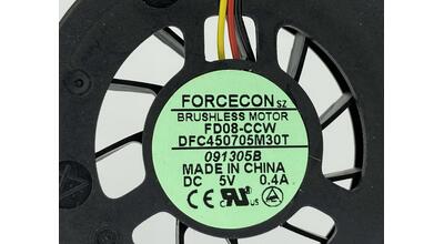 Вентилятор для ноутбука Acer Aspire 1800, 1801, 1802, 1804 5V 0.4A 3-pin Forcecon - фото 3