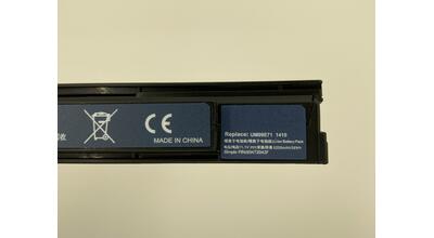 Аккумуляторная батарея для ноутбука Acer UM09E31 Aspire Timeline 1810T 11.1V Black 5200mAh OEM - фото 3