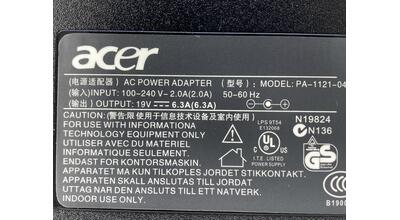 Блок живлення для ноутбука Acer 120W 19V 6.32A 5.5x2.5mm ADP-120ZB BB Orig - фото 3