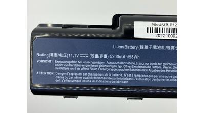 Акумуляторна батарея для ноутбука Acer AS09A31 Aspire 4732 11.1V Black 5200mAh OEM - фото 3
