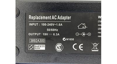 Блок питания для ноутбука Acer PA-1121-02 120W 19V 6.3A 4pin Liteon OEM - фото 3