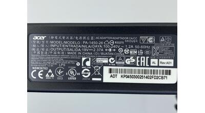 Блок живлення для ноутбука Acer 45W 19V 2.37A 45W 5.5x1.7mm ACE19237 Orig - фото 3