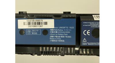 Аккумуляторная батарея для ноутбука Acer UM09F36 Aspire 1425P 11.1V Black 4400mAh OEM - фото 3