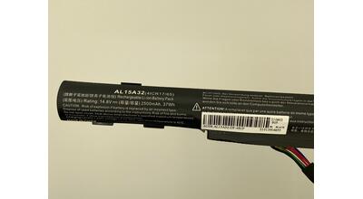 Акумуляторна батарея для ноутбука Acer AL15A32 Aspire E5-422 14.8V Black 2500mAh OEM - фото 3