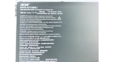 Аккумуляторная батарея для ноутбука Acer AP16L5J A315-51 7.7V Black 4810mAh Orig - фото 3