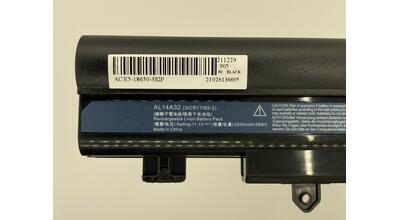 Аккумуляторная батарея для ноутбука Acer AL14A32 E5 Aspire E14 11.1V Black 5200mAh OEM - фото 3