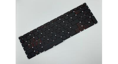 Клавиатура для ноутбука Acer Nitro 5 AN515-54 с подсветкой (Light Red), Black, (No Frame), RU