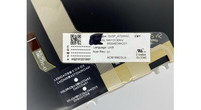 Клавіатура для ноутбука Acer Aspire Swift 7 SF713-51, White, (No Frame), RU - фото 3