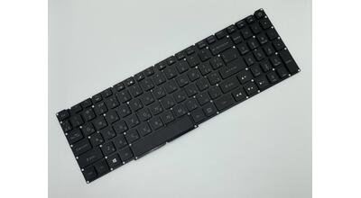 Клавиатура для ноутбука Acer Predator Helios 300 PH315-52 с подсветкой (White Light), Black, (No Frame), RU. Внимание, узкий шлейф! - фото 2