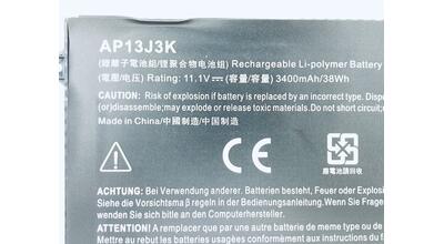 Акумуляторна батарея для ноутбука Acer AP13J3K Chromebook 11 C720 11.1V Black 3400mAh OEM - фото 3