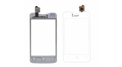 Тачскрин (Сенсорное стекло) для смартфона Acer Liquid Z3 Z130 белое