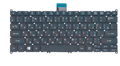 Клавиатура для ноутбука Acer Aspire V3-331, V3-371, V3-372 Black, (No Frame), RU - фото 2