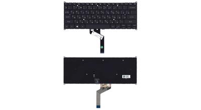 Клавіатура для ноутбука Acer Aspire Swift 5 SF514-52T з підсвіткою (Light), Black, RU