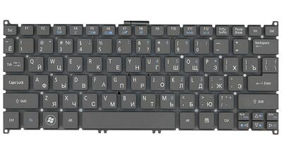 Клавіатура для ноутбука Acer Aspire S3, S5 Gray, (No Frame) RU - фото 2