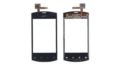 Тачскрин (Сенсорное стекло) для смартфона Acer Liquid mini E310 черный