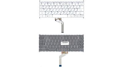 Клавіатура для ноутбука Acer Aspire Swift 7 SF713-51, White, (No Frame), RU - фото 5