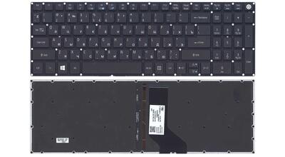 Клавіатура Acer Aspire (E5-573) з підсвіткою (Light) Black, (Без фрейму) RU - фото 5