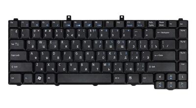 Клавиатура для ноутбука Acer Aspire 3100, 3650, 3690, 5100, 5110, 5515, 5610, 5611, 5612, 5613, 5630, 5632, 5633, 5634, 5650, 5651, 5652, 5654, 5680, 5682, 5683, 5684, 5685, 9110, 9120, Extensa 5200 серии Black, RU - фото 2