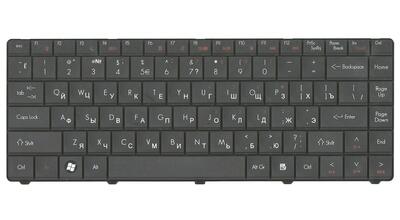 Клавіатура для ноутбука Acer eMachines D725, Packpard Bell Eastynote NJ31, NJ32, NJ65, NJ66 Black, довгий шлейф (Long Trail), RU (версія Packpard Bell) - фото 2