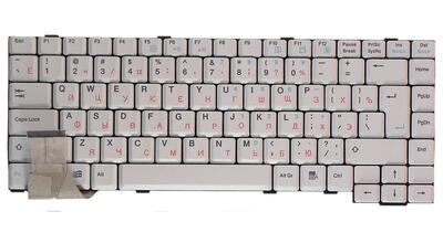 Клавіатура для ноутбука Acer Packard Bell (7521, 6020, 6021) White, RU - фото 2