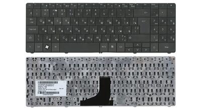 Клавиатура для ноутбука Acer Packard Bell (SL51) Black, RU (вертикальный энтер)