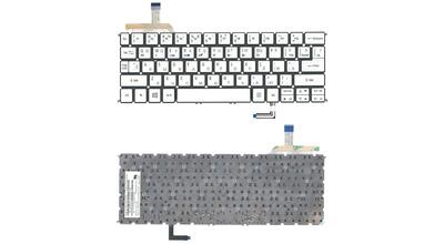 Клавіатура для ноутбука Acer Aspire S7-191, S7-391, S7-392 з підсвіткою (Light), Silver, (No Frame) RU