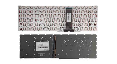 Клавиатура для ноутбука Acer Nitro 5 AN515-54 с подсветкой (Light Red), Black, (No Frame), RU - фото 2