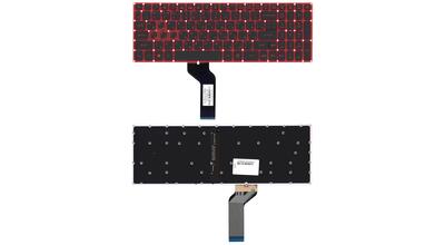 Клавиатура для ноутбука Acer Nitro 5 AN515-51 с подсветкой (Light), Black, RU - фото 5