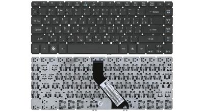 Клавиатура для ноутбука Acer Aspire V5-431, V5-431G, V5-431P, V5-431PG, V5-471, V5-471G, V5-471P Black, (No Frame) RU