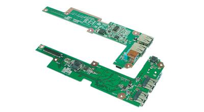 Разъем питания для ноутбука Acer Aspire 3410, 3810 с VGA платой и кабелем. Hа плате смонтированы разъём питания и разъём VGA